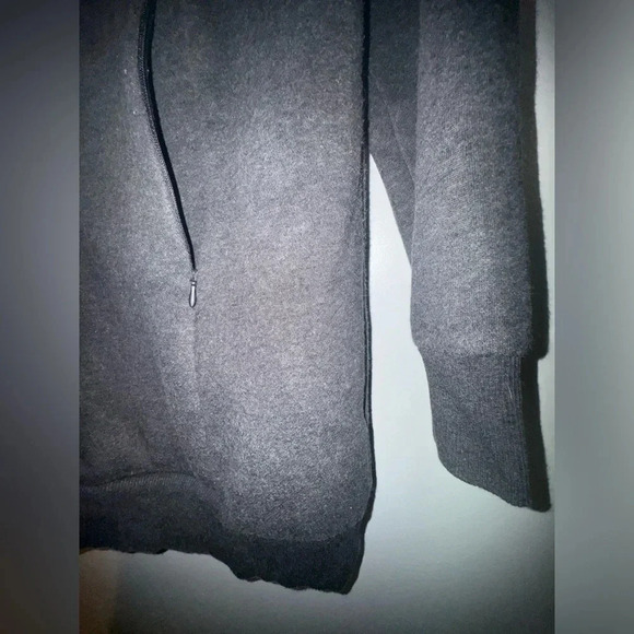 Gym-shark Women's‎ Mock Neck Tunic Sweatshirt Gray Pocket so soft athletic small - Picture 4 of 6